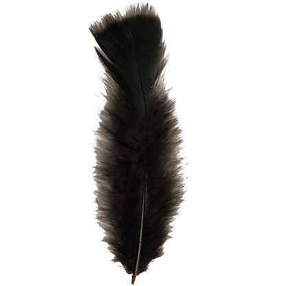 50 Feathers Black - Abt. 10 Cm