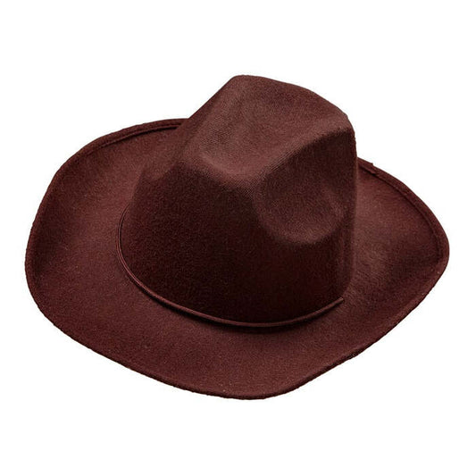 Real Look Brown Cowboy Hat
