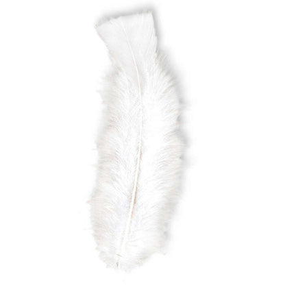 50 Feathers White - Abt. 10 Cm