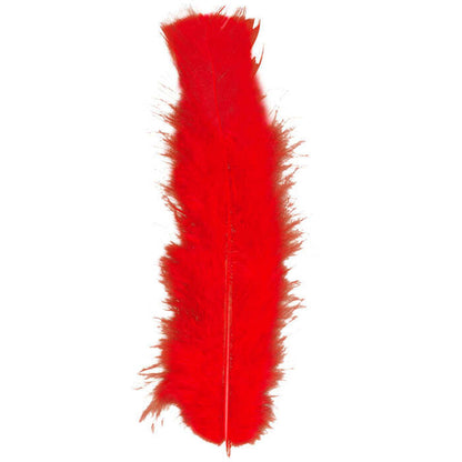 50 Feathers Red - Abt. 10 Cm