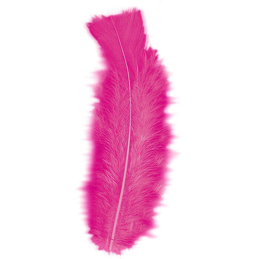 50 Feathers Hot Pink - Abt. 10 Cm