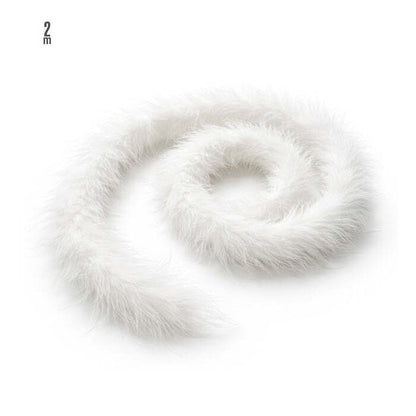 Decorative Marabou White - 2 M