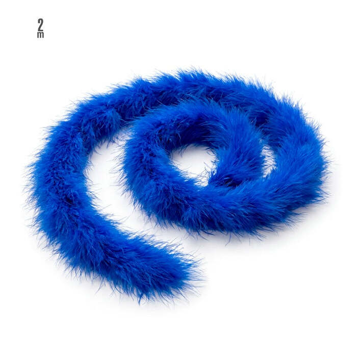 Decorative Marabou Blue - 2 M