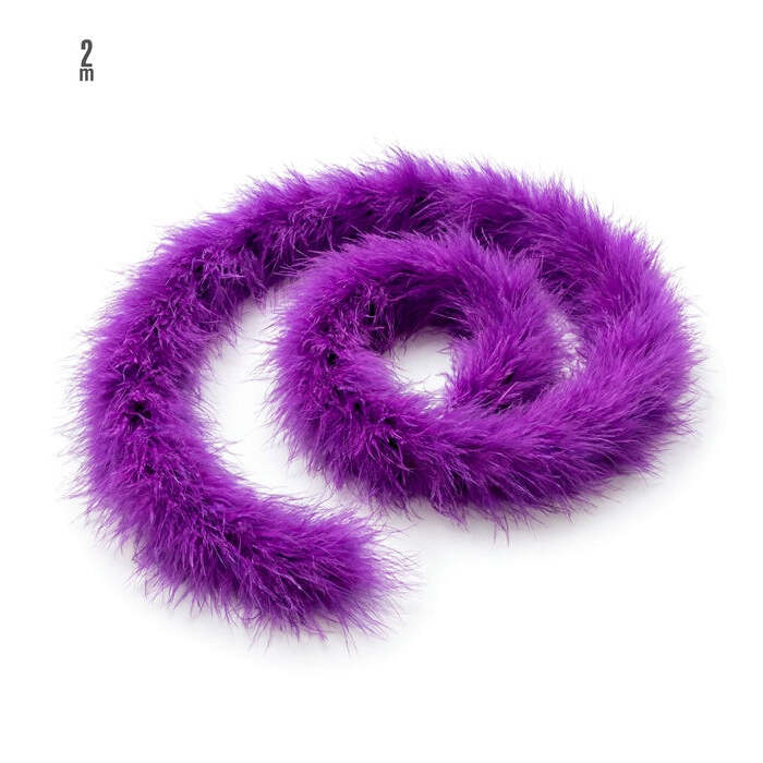 Decorative Marabou Purple - 2 M