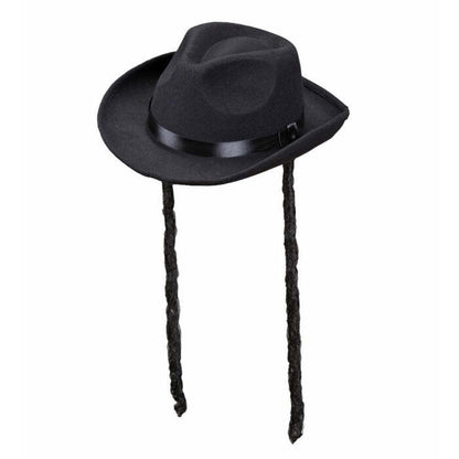 Real Look Rabbi Hat With Payes