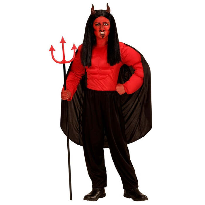 Devil  Muscle Shirt, Cape 