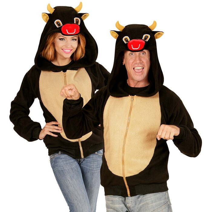Bull  Hooded Fleece Jacket 