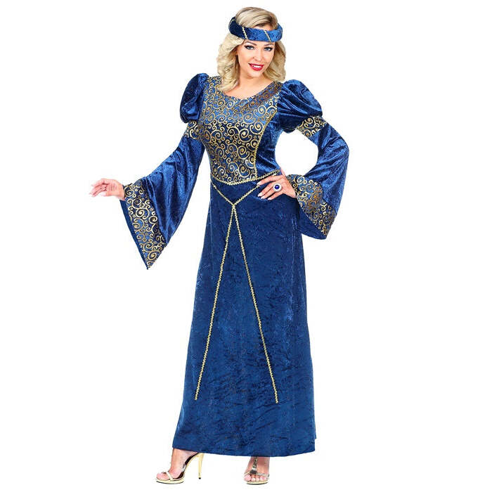 Renaissance Lady  Dress, Headpiece 