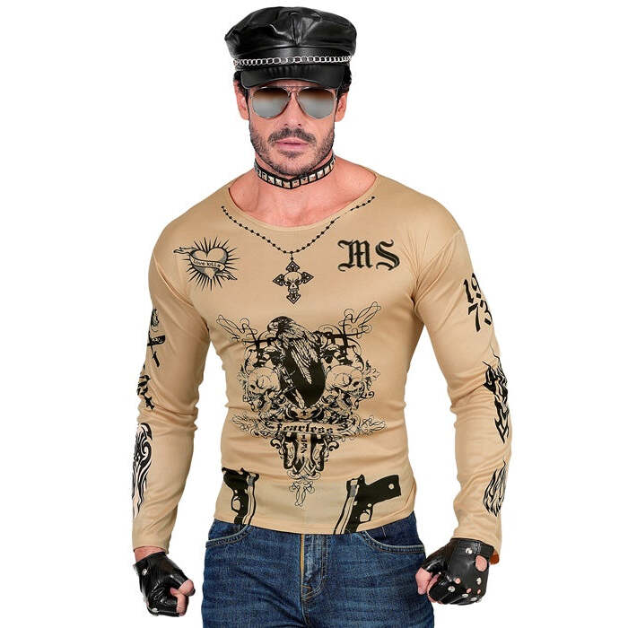 Latino Gangster  Tattoo Shirt 