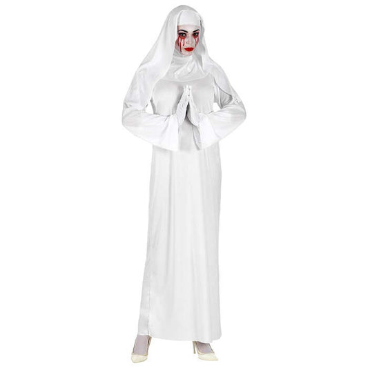 Ghostly Nun  Tunic, Headpiece, Gloves 