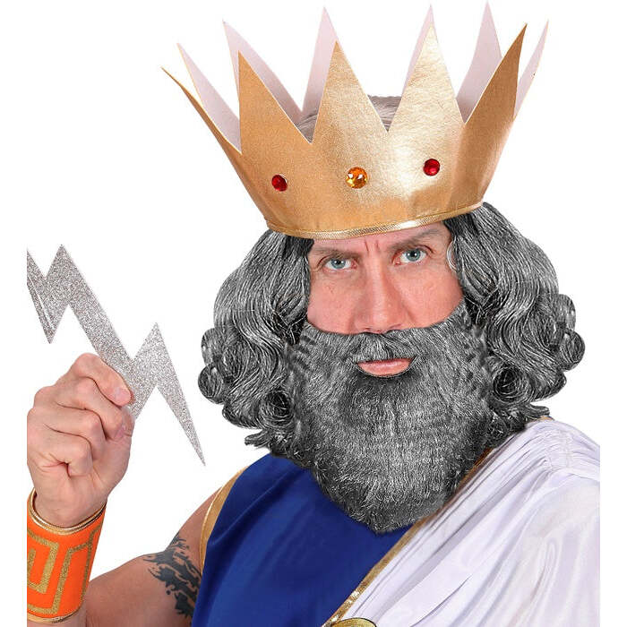 Character Beard With Moustache Grey