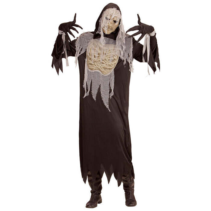 Mummy  Hooded Robe, Gloves, Mask 