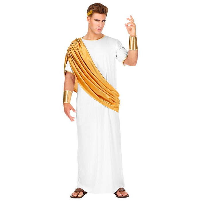 Caesar  Toga, Cuffs, Laurel Wreath 
