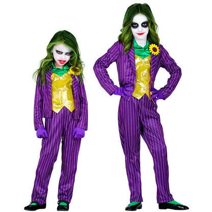 Evil Clown  Jacket With Shirt And Vest, Pants, Gloves 