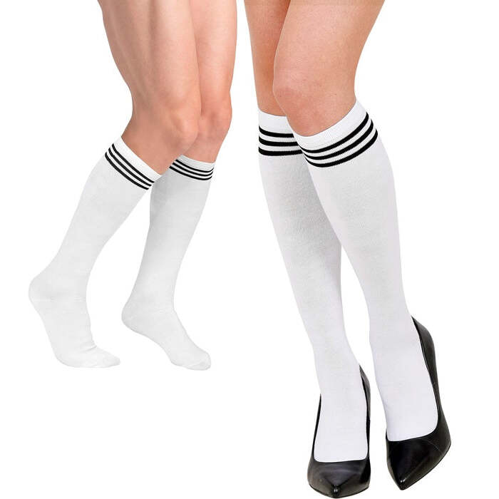 White Athletic Socks