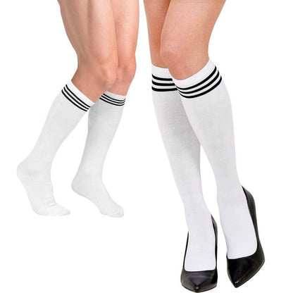 White Athletic Socks