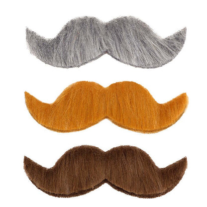 Ambassador Moustache Adhesive - 3 Colors Ass.: Grey, Blond, Brown