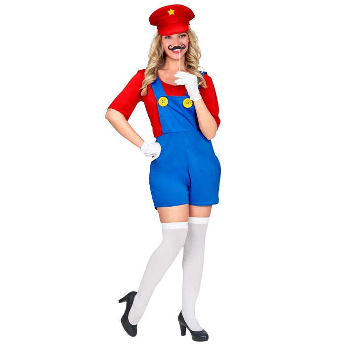 Super Plumber  Jumpsuit, Hat 