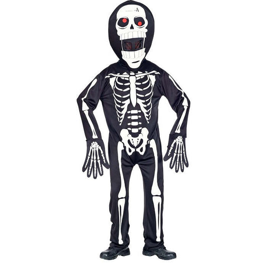 Skeleton  Overalls, Oversized Mask 