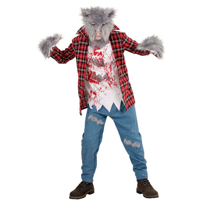 Werewolf  Shirt With T-Shirt, Pants, Gloves, Mask 