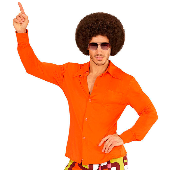 The 70S Groovy Style - Orange  Shirt  