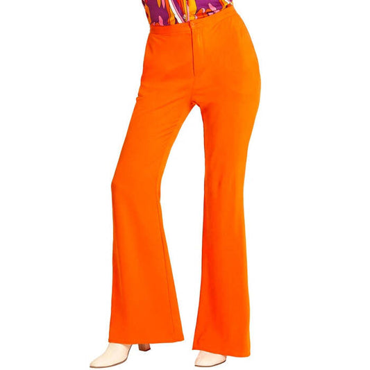 The 70S Groovy Style -  Orange  Pants 