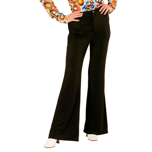 The 70S Groovy Style - Black  Pants 