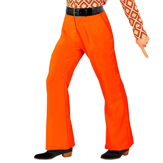 The 70S Groovy Style - Orange  Pants 