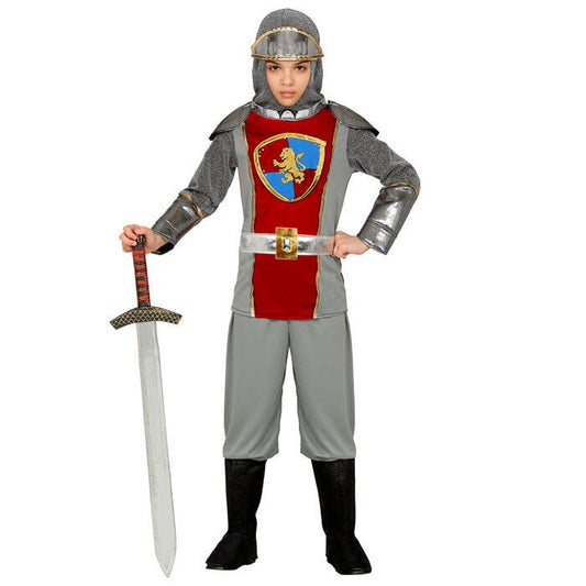 Medieval Knight  Coat With Hood And Belt, Pants, Boot Covers 