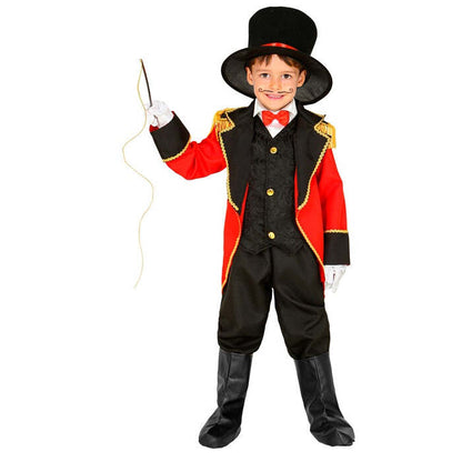 Ringmaster  Tailcoat With Vest, Mock Shirt With Bow Tie, Pants, Boot Covers, Gloves 