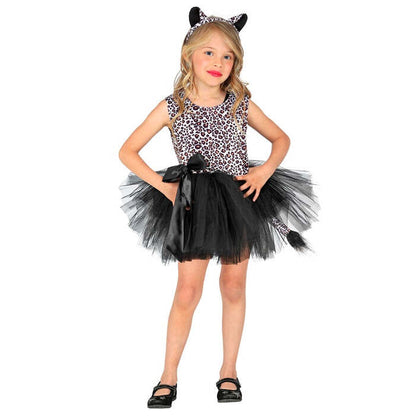 Leopard  Tutu Dress, Headpiece 