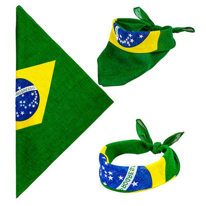 Brazil Bandana 55X55 Cm - 100% Cotton