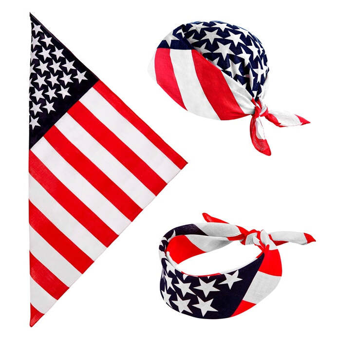 U.S.A. Bandana 55X55 Cm - 100% Cotton