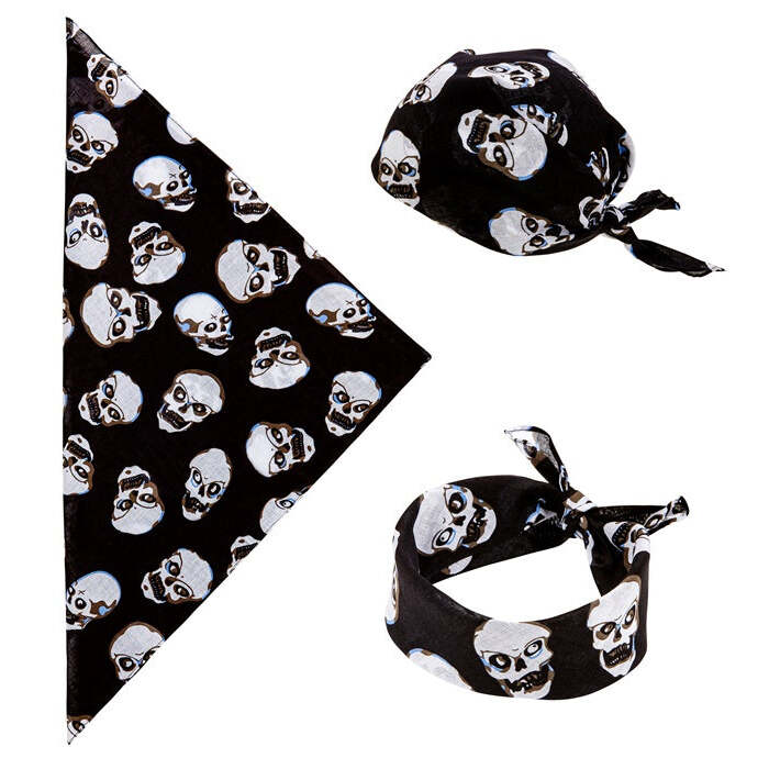 Skulls Bandana 55X55 Cm - 100% Cotton