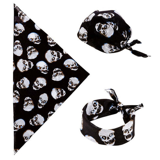 Skulls Bandana 55X55 Cm - 100% Cotton