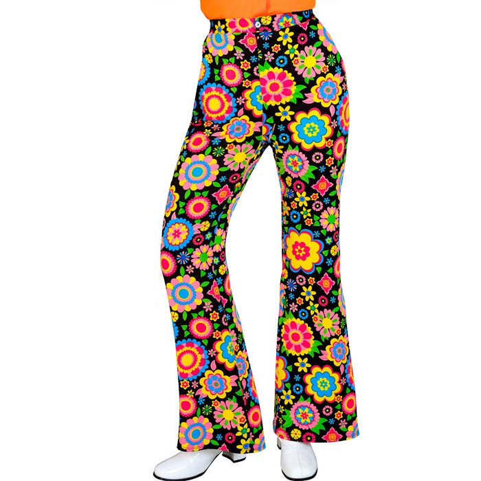 The 60S Fashion - Colorful Flowers  Pants 