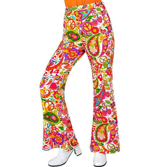 The 60S Fashion - Peace & Paisley  Pants 