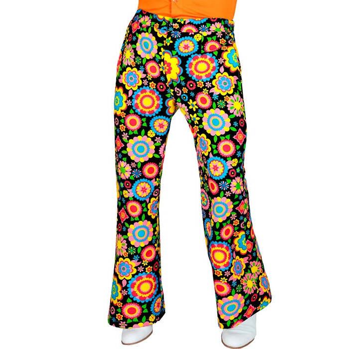 The 60S Fashion - Colorful Flowers  Pants 