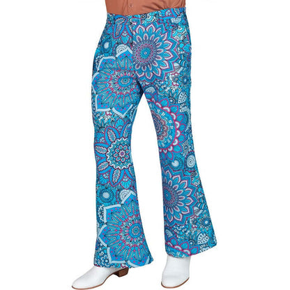 The 60S Fashion - Blue Mandala  Pants 