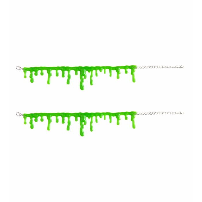 Set Of Slime Drip Bracelets
