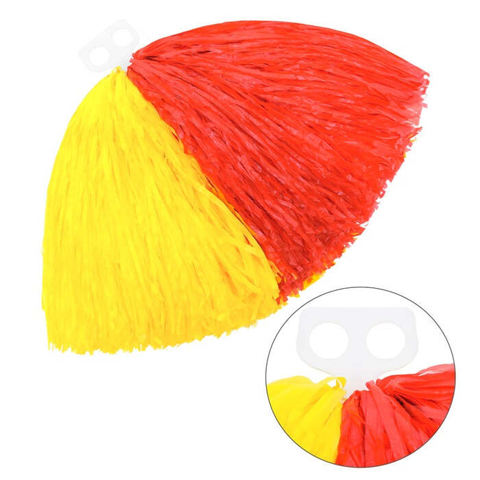 Yellow-Red Pom Pom