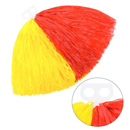 Yellow-Red Pom Pom