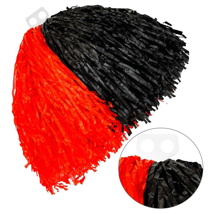 Red-Black Pom Pom