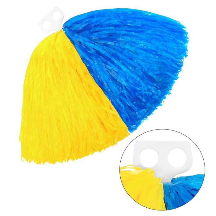 Yellow-Blue Pom Pom
