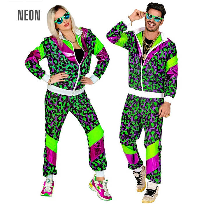 80'S Party Animal Shell Suit  Jacket, Pants 