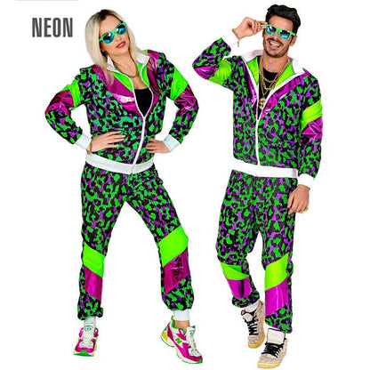 80'S Party Animal Shell Suit  Jacket, Pants 