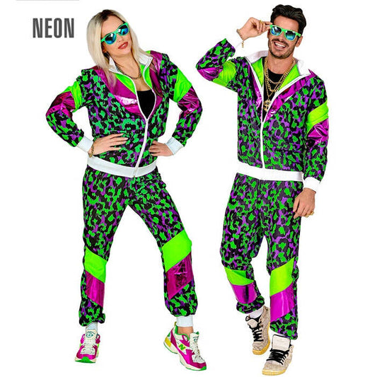 80'S Party Animal Shell Suit  Jacket, Pants 