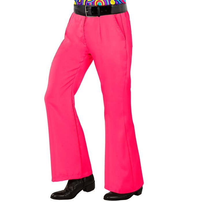 The 70S Groovy Style - Hot Pink  Pants 