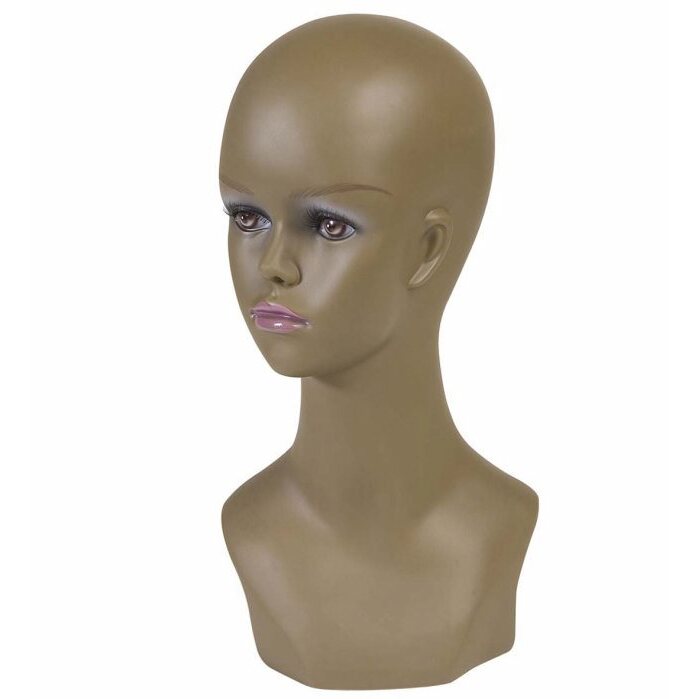 Afro Woman Display Head 40 Cm