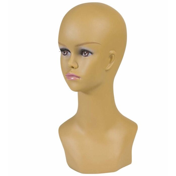 Mulatta Woman Display Head 40 Cm